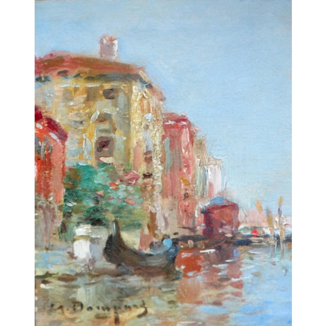 Beaux-Arts 'Venice at Sunset' Maurice Bompard (1857-1936) Gilt Wood Frame For Sale - Image 3 of 12