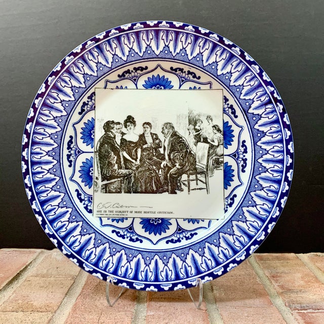 Antique Royal Doulton England Gibson Girl Collection China Plate Chairish