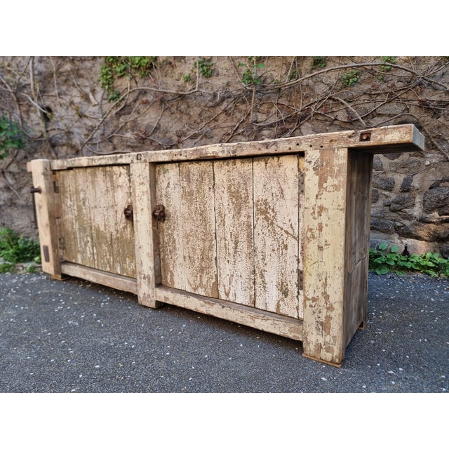 Antique French Pine Workbench, 1900s For Sale - Image 5 of 18