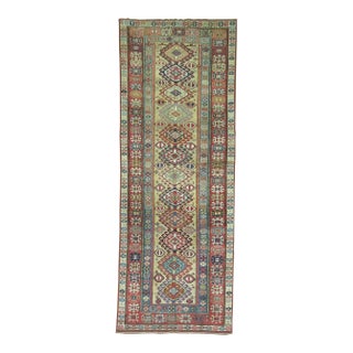 Antique Caucasian Runner - 3'1" x 8'3" For Sale