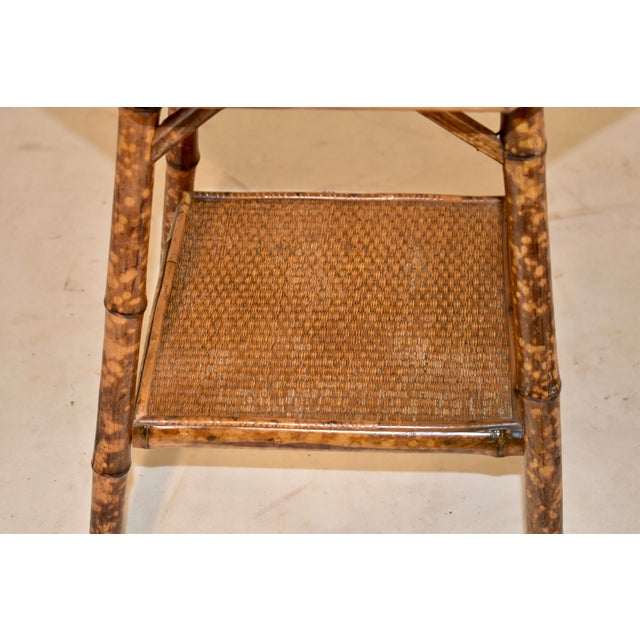 19th Century French Bamboo Side Table With Octagonal Top For Sale In Greensboro - Image 6 of 9