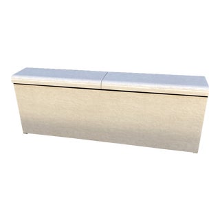 Postmodern Laminated Chest King Headboard/Console For Sale