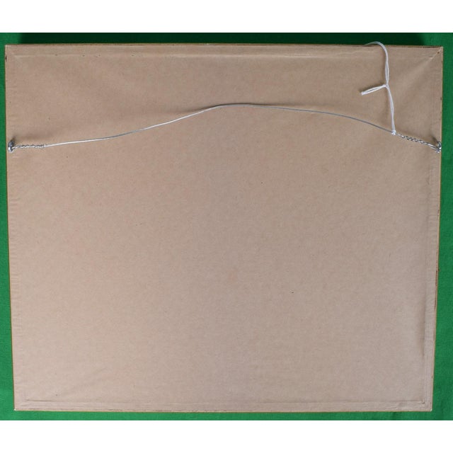 Photo Sz: 7 1/4"H x 9 1/4"W Frame Sz: 11 5/8"H x 13 5/8"W w/ turf green matte & gilt bamboo frame