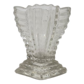 Art Deco Toothpick Case from Hortensja Glasswork, 1930s For Sale