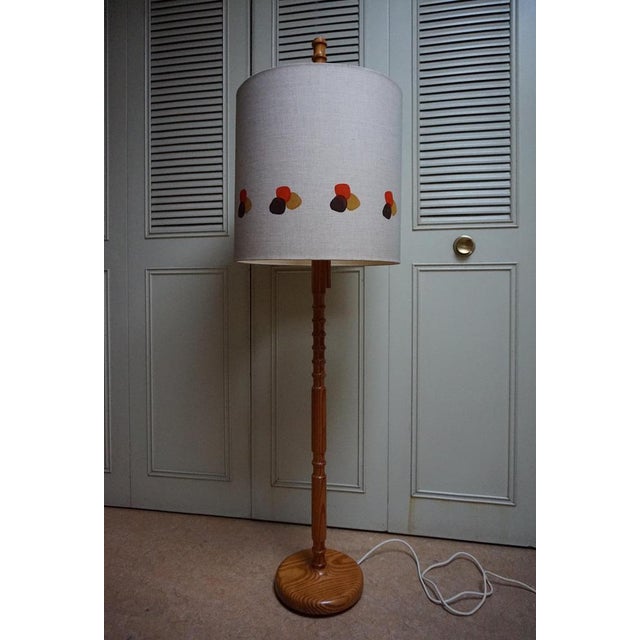 Mid-Century Scandinavian Pine Floor Lamp by Temde, 1960s For Sale - Image 10 of 18