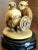 Japanese Exquisite Hand Carved Netsuke Figurine of Two Men Travelers For Sale - Image 3 of 12