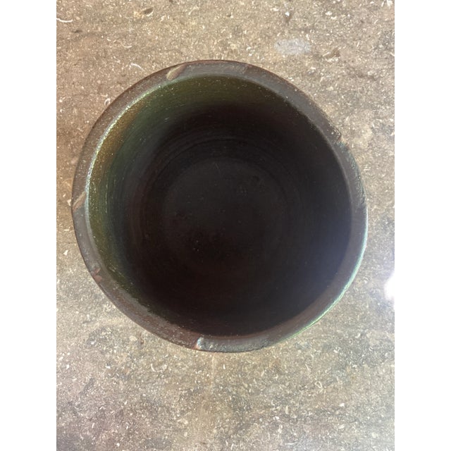 Coffee 19th Century Brown Salt Glazed Crock For Sale - Image 8 of 11