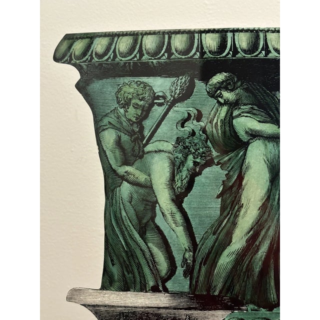 Vintage Fornasetti "Vasi Antichi" Trompe l'Œil Metal Umbrella Stand For Sale - Image 9 of 9