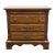 Stanley Furniture Solid Oak Rustic Early American 27" Three Drawer Nightstand 3413-80 For Sale