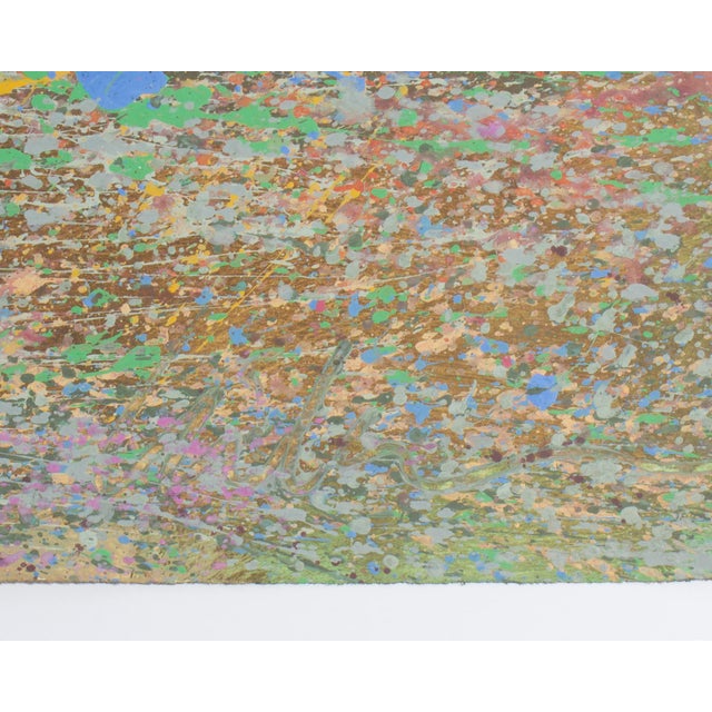 Abstract 1988 “Blue Ridge” Abstract Acrylic Landscape by Harry Hilson For Sale - Image 3 of 7