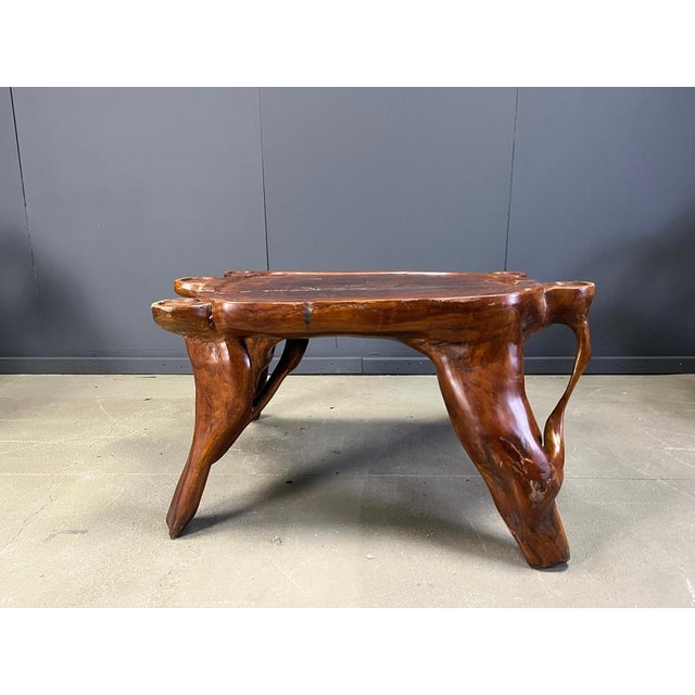 Large Olive Tree Root Chairs, 1960s, Set of 5 For Sale - Image 15 of 18