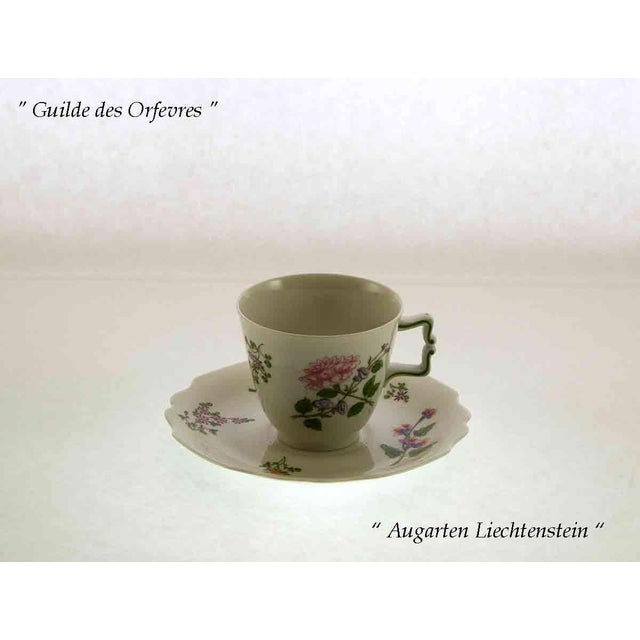 Augarten 1990’s Vintage/New Augarten 5-Piece Place-Setting, Leichtenstein For Sale - Image 4 of 12