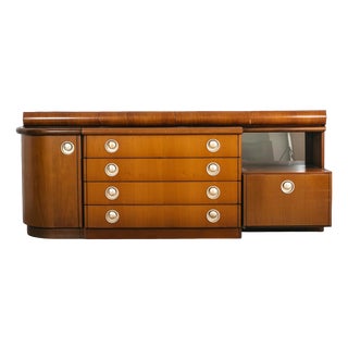 Low Vintage Modernist Asymmetrical Sideboard, 1960s For Sale