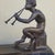 JD Guirande, Nude Dancer with Thyrsus, 20th Century, Bronze & Marble For Sale - Image 3 of 18