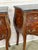 Pair of French Louis XV Style Bombe Nightstands - With Marble Tops For Sale - Image 9 of 18