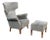 Set of Model FH 8023 Wingback Hammer Chair by Fritz Hansen for Dania 1950 For Sale