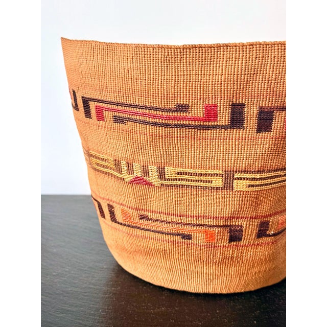 Antique Tlingit Woven Berry Basket Native Americana For Sale - Image 16 of 18