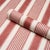Schumacher Sample - Schumacher Summerville Stripe Wallcovering In Currant For Sale - Image 4 of 6