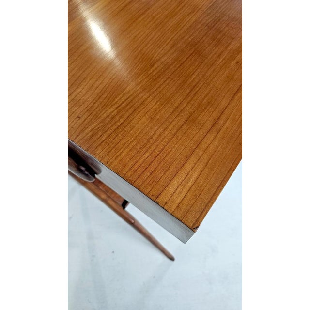 Mid-Century Handmade Wood Desk, Italy, 1950s For Sale - Image 11 of 15