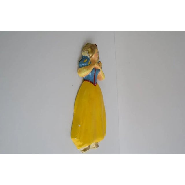 Plaster Wall Snow White Sculpture, 1950s For Sale - Image 6 of 13
