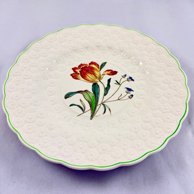 Copeland Spode Fernleigh Pattern Floral Plates, Set of Six For Sale - Image 9 of 15