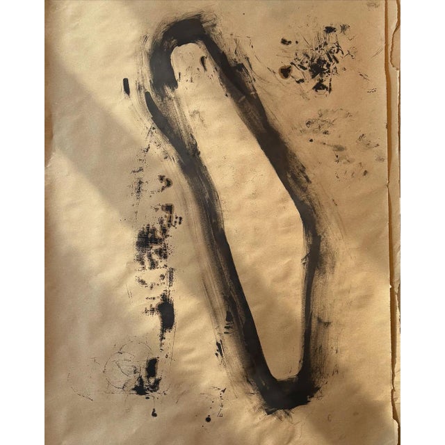 Contemporary Camille De Prêtre, CDP - 5.ech - 1.2, Paper and Oil, Framed For Sale - Image 3 of 6