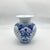 Blue Handmade Ceramic Vase (20cm) – Classic Blue & White Floral Medallions – Traditional Iznik Decor For Sale - Image 8 of 9