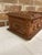 Antique Early 20th Century Layered Tramp Art Folk Art Box With Floral Liner For Sale - Image 4 of 8