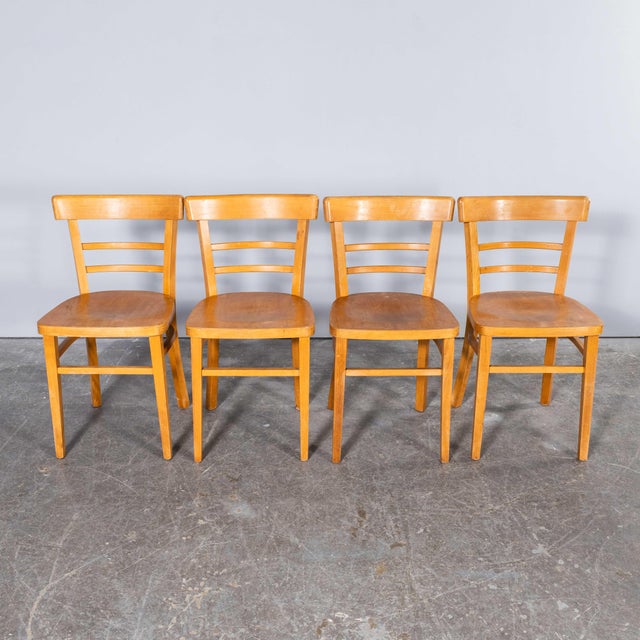 Vintage Beech Dining Chairs, 1960s, Set of 6 For Sale - Image 10 of 13