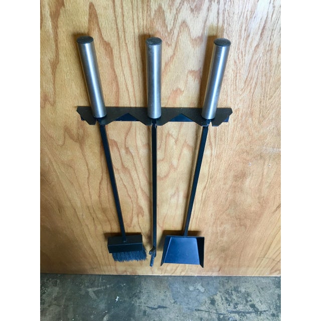 Vintage Modernist Fire Tool Set- 3 Pieces For Sale - Image 11 of 12