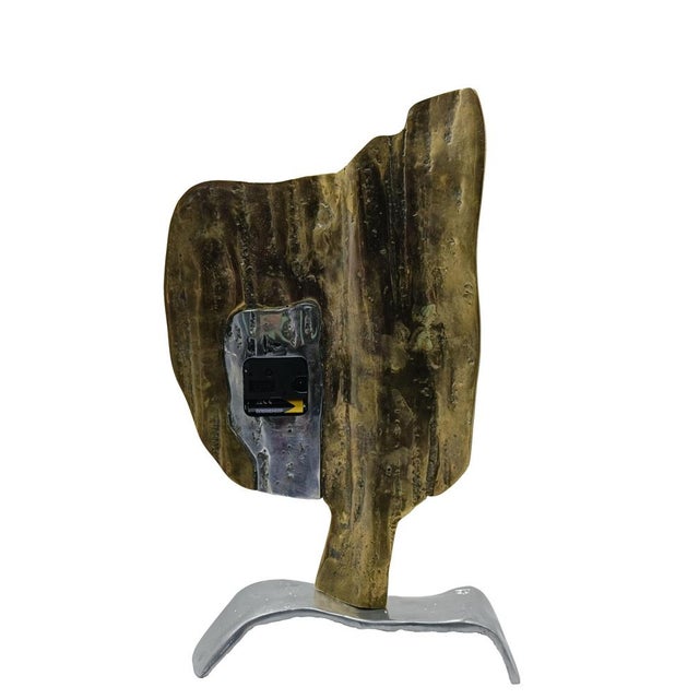Brutalist Brutalist Sculptural Clock by David Marshall, Scotland, 1970s For Sale - Image 3 of 9