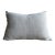 Stone Washed Linen Lumbar Pillow With Down Insert For Sale