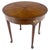 Henredon Henredon Demilune Flip Top Burl Walnut Top Console Sofa Occasional Table For Sale - Image 4 of 10