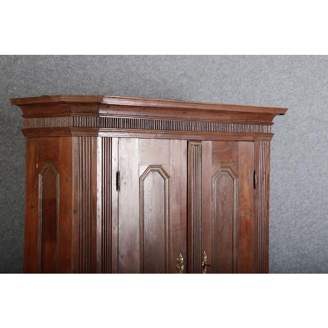 Small Antique Baroque Cabinet in Oak, 1780 For Sale - Image 6 of 18