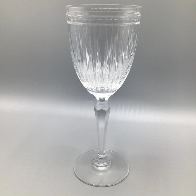 Waterford Waterford Water Goblets "Hanover" - A Pair For Sale - Image 4 of 13