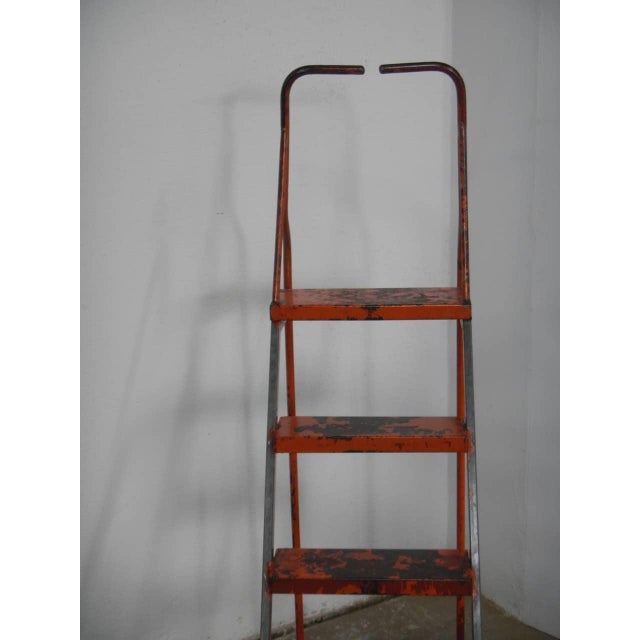 Metal Mid-Century Iron Ladder, 1950 For Sale - Image 7 of 12