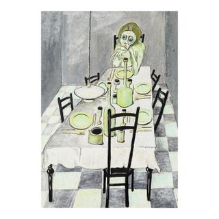 Family on the Table - Original Tempera on Cardboard by Fabio Carriba - 1966 1966 For Sale