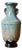 Art Deco Vase in Polychrome Glazed Stoneware, 1960s For Sale