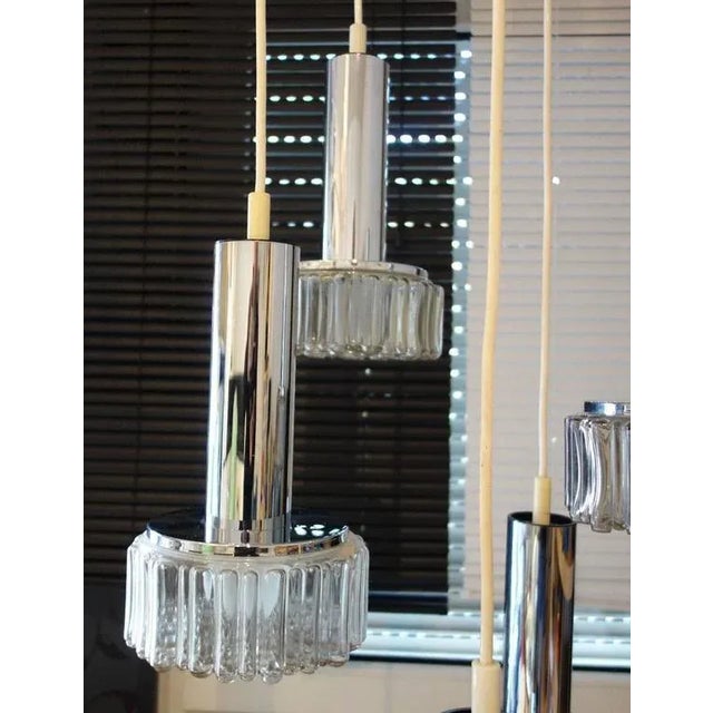 Mid-Century Modern Cascading Pendant from Staff, 1970s For Sale - Image 3 of 6