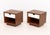 Contemporary Pair of Gus Design Group Oak Bedside Tables For Sale - Image 3 of 10