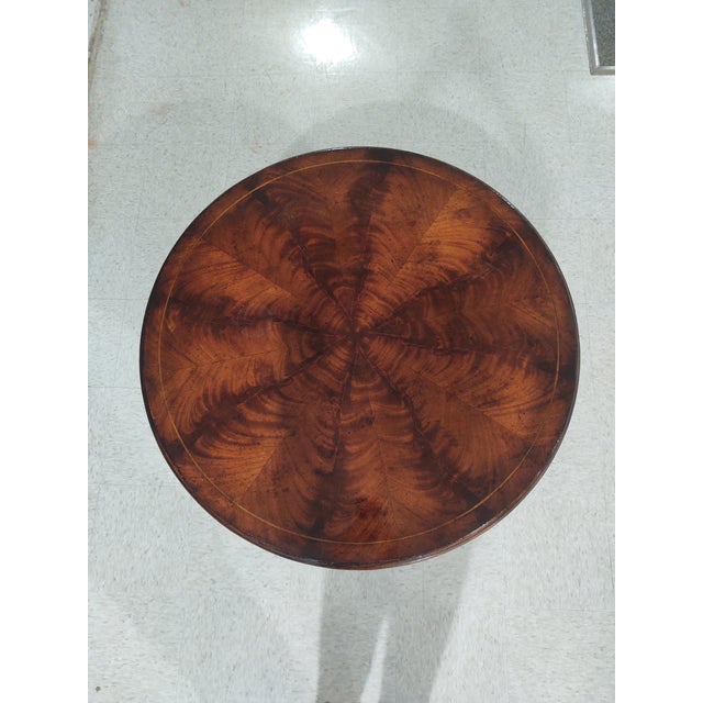 Vintage Johnathan Charles Fine Furniture Mahogany 32" Round Pedestal Game Table. This is a part of the Buckingham...