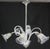 Amazing Art Decò Murano Glass Chandelier 5 Light, 1950 For Sale - Image 15 of 18