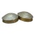 Mid 20th Century 2 Brass Nautical Beach Clam Sea Shell Keepsake Trinket Boxes Compotes 5" For Sale