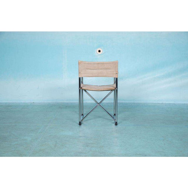 Vintage Director Chair in Chrome, 1970s For Sale - Image 15 of 18