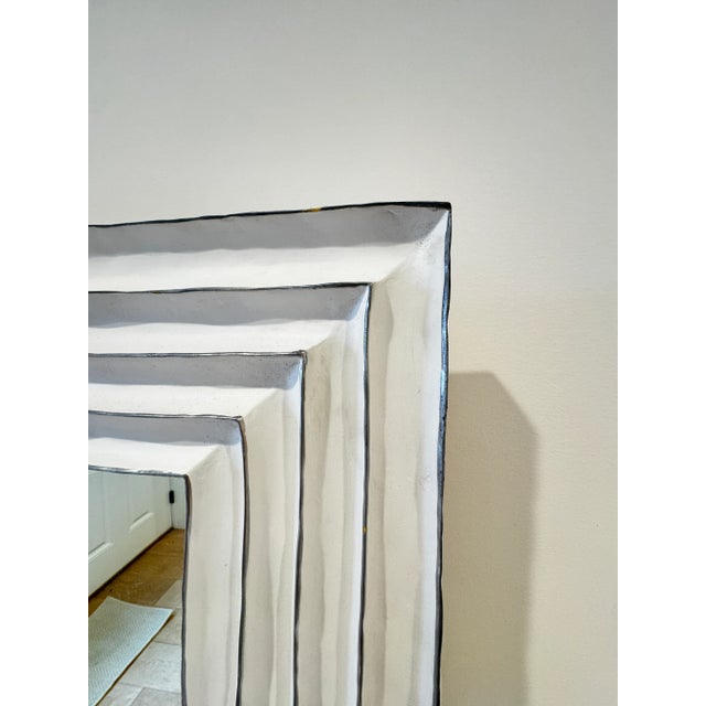 Wood Carvers Guild Quartet Mirror For Sale - Image 7 of 10