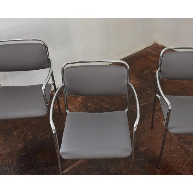 Vintage Armchairs, GDR, Set of 4 For Sale - Image 6 of 10