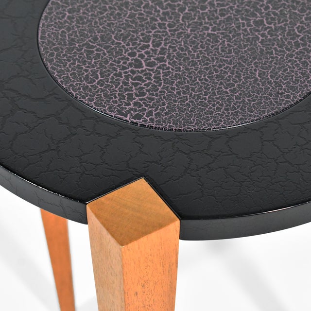 1980s Lee Weitzman Side Table For Sale - Image 5 of 12