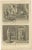 Antique print titled 'Fo-Tek ou Ninifo (\.)'. Four images on one sheet. The two upper images show the Chinese God of...