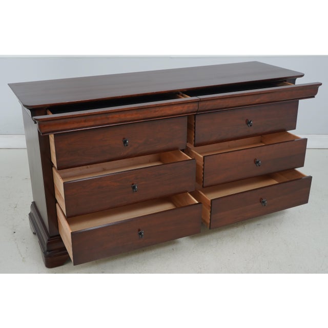 Traditional Nichols & Stone by Stickley Cherry 6 Drawer Dresser For Sale - Image 3 of 18