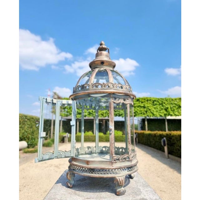 1970s Lantern in Glass, 1970s For Sale - Image 5 of 11